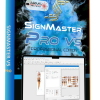 SignMaster V5 vinyl cutting software box cover for sign design and vector output