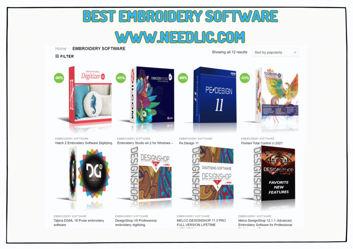 EMBROIDERY SOFTWARE