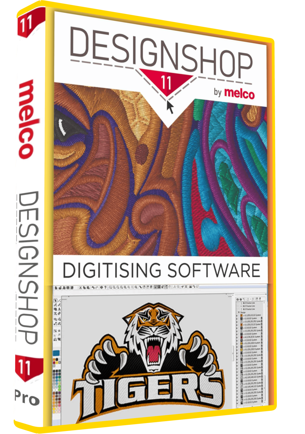 Melco DesignShop 11 embroidery software