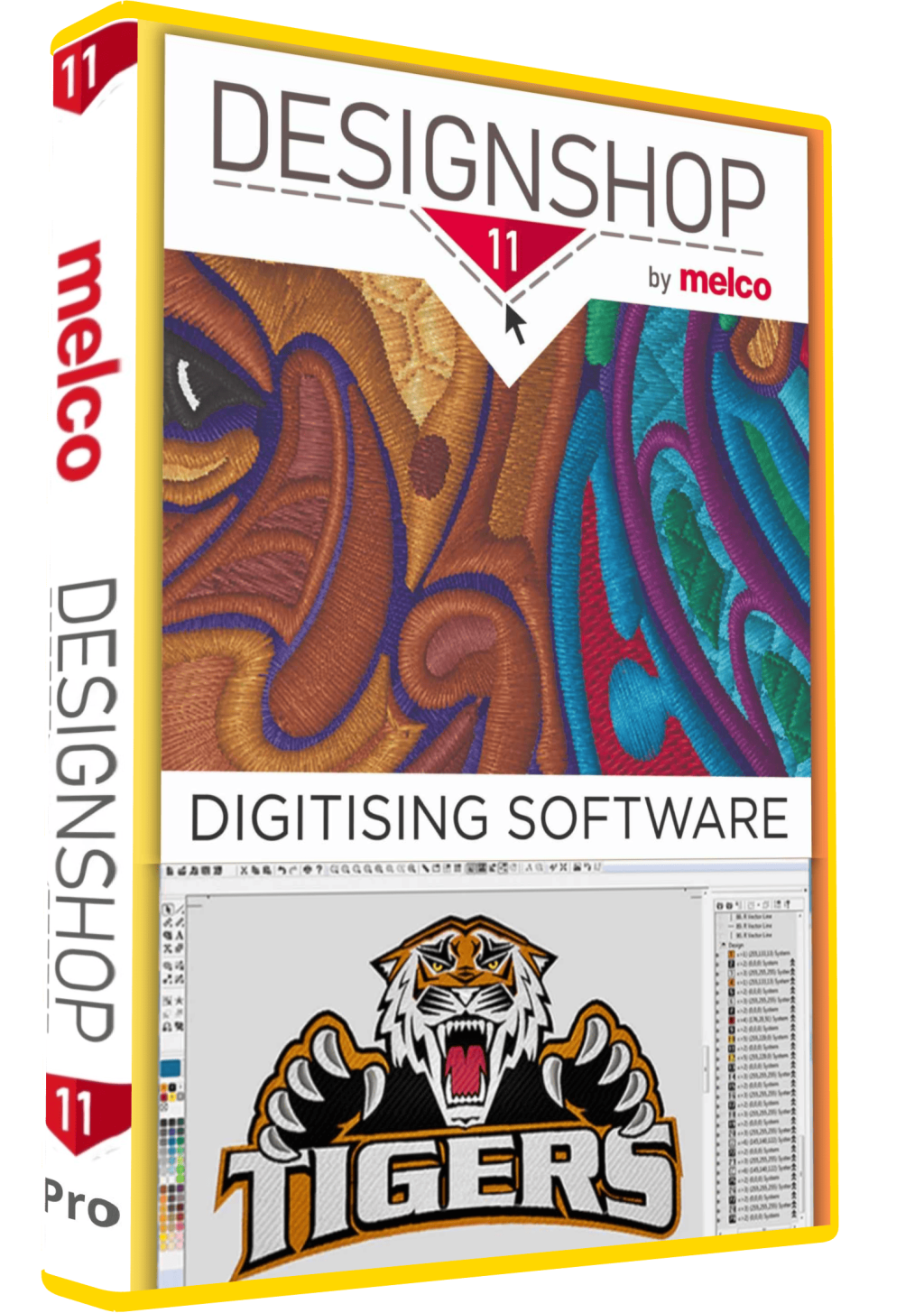 Melco DesignShop 11 embroidery software