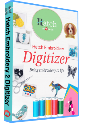 Hatch 2 embroidery digitizing software for professional design and stitching