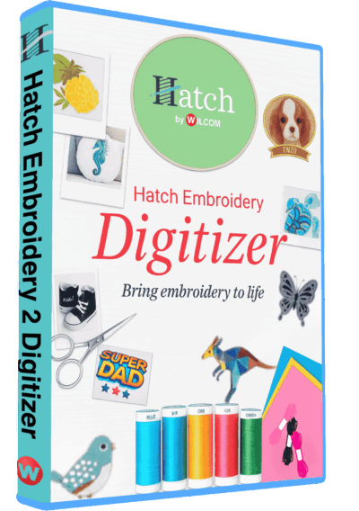 Hatch 2 embroidery digitizing software for professional design and stitching