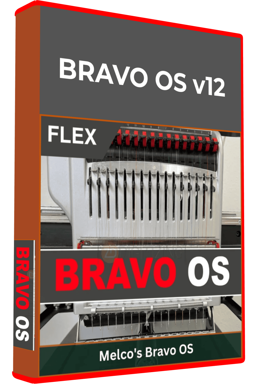 Melco BRAVO OS 12 embroidery software for BRAVO machines and digitizing workflow