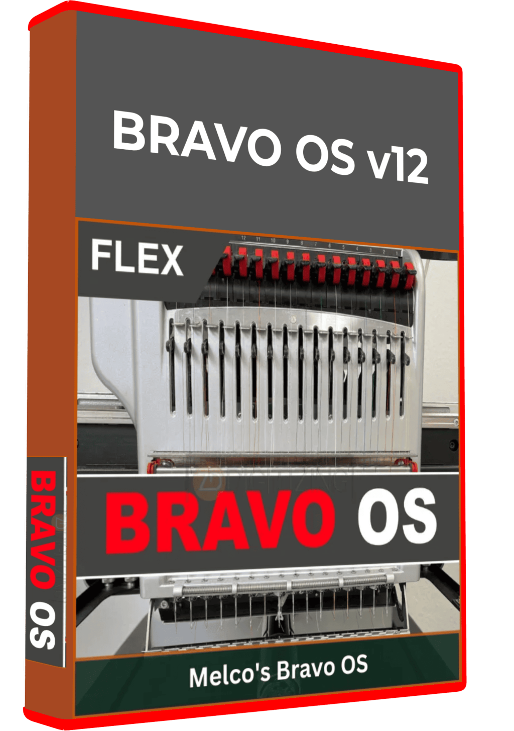 Melco BRAVO OS 12 embroidery software for BRAVO machines and digitizing workflow