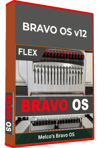 Melco BRAVO OS 12 embroidery software for BRAVO machines and digitizing workflow