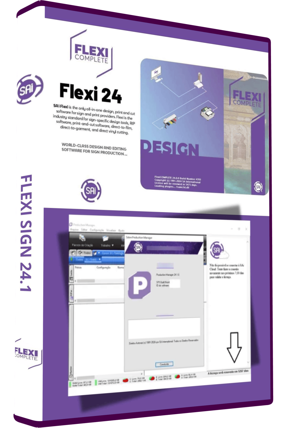 FLEXI 24.1 printing and sign-making software for vinyl cutting and design