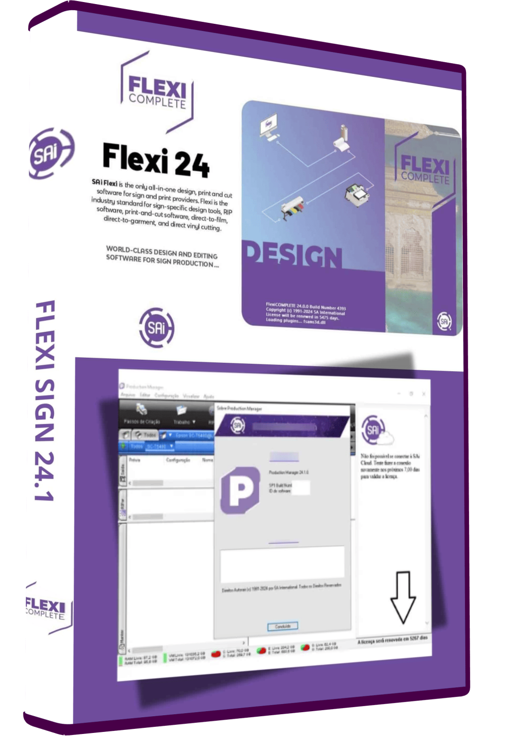 FLEXI 24.1 printing and sign-making software for vinyl cutting and design
