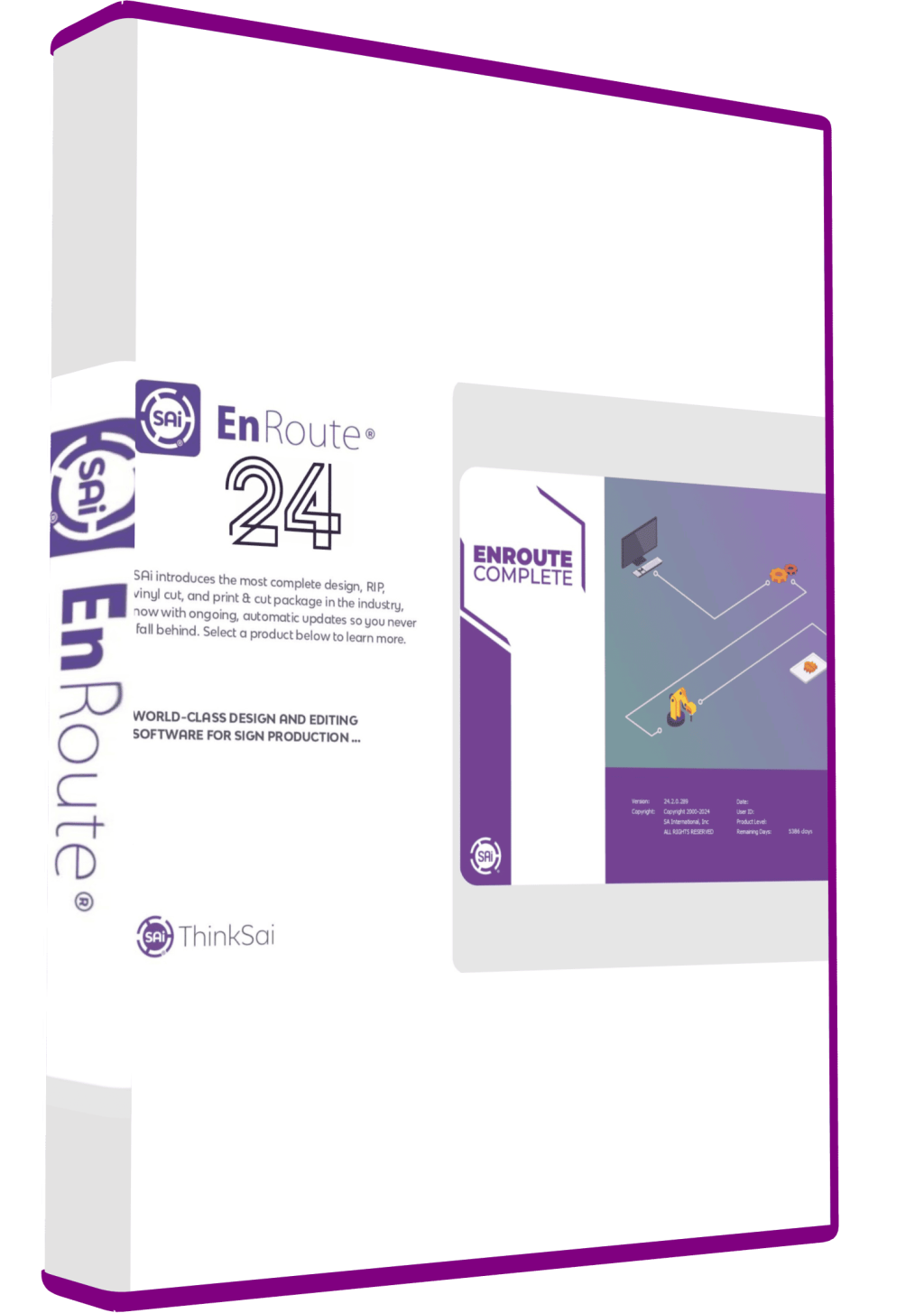 EnRoute 24 CNC software for 2D and 3D routing, engraving, and sign making