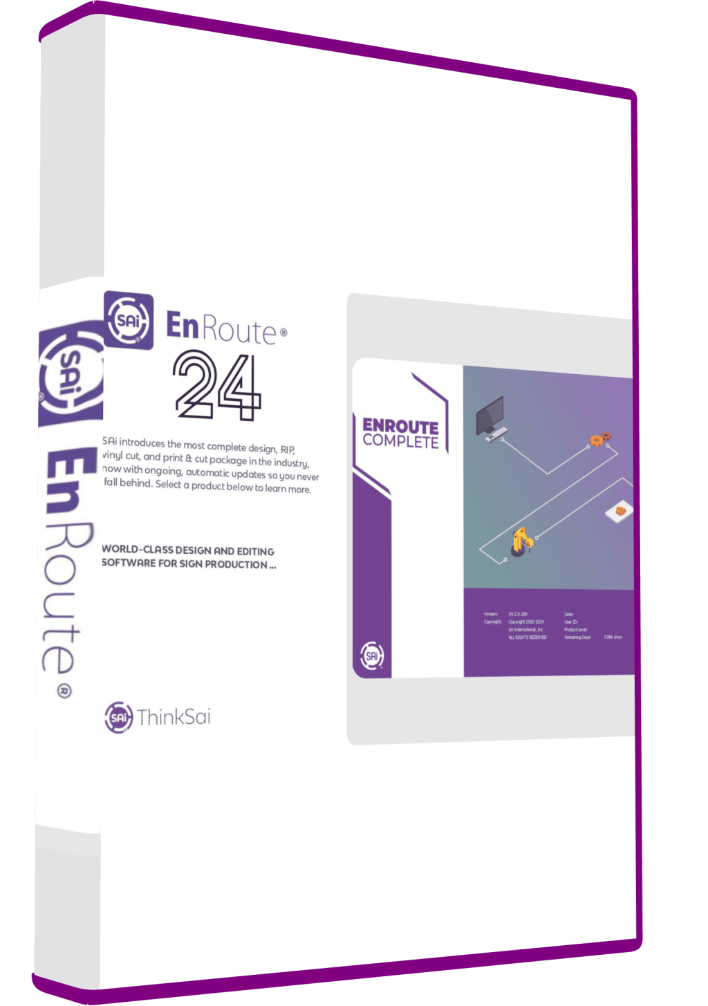 EnRoute 24 CNC software for 2D and 3D routing, engraving, and sign making