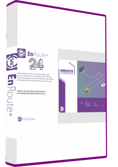 EnRoute 24 CNC software for 2D and 3D routing, engraving, and sign making