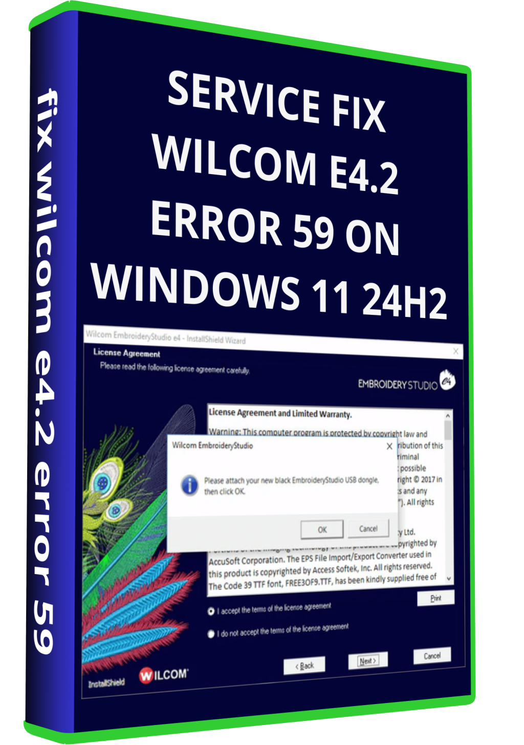 Wilcom E4.2 Error 59 Fix – Windows 11 24h2 Embroidery Studio Solution