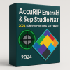 AccuRIP Emerald and Sep Studio NXT 2024 software box for screen printers
