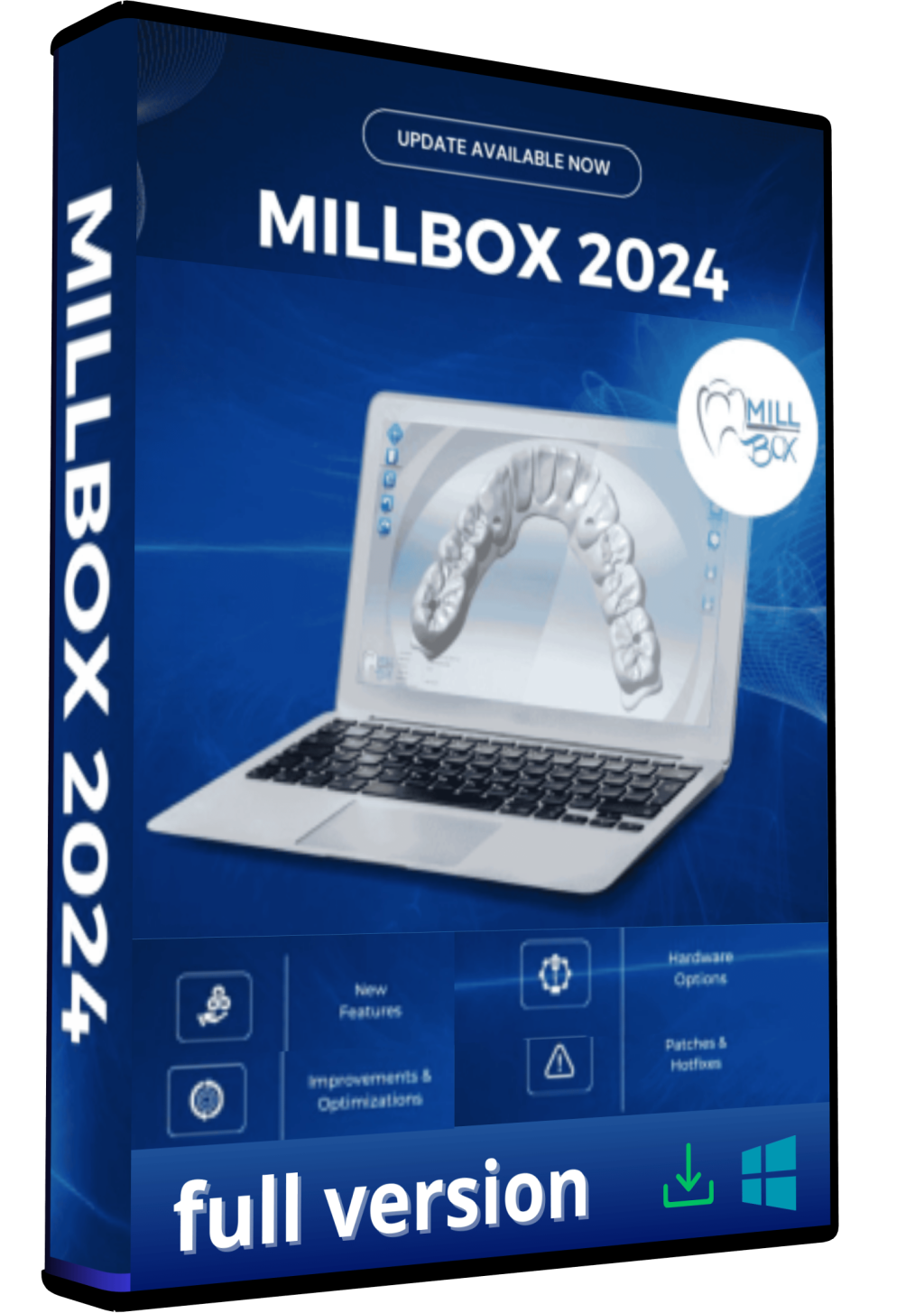 Milbox Dental 3D printing software interface