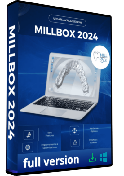 Milbox Dental 3D printing software interface