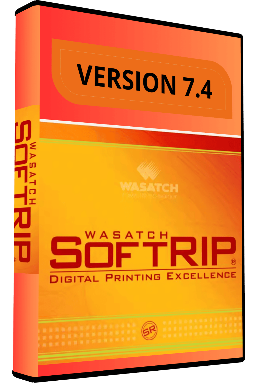 Wasatch SoftRIP 7.4 software box for RIP and color printing control