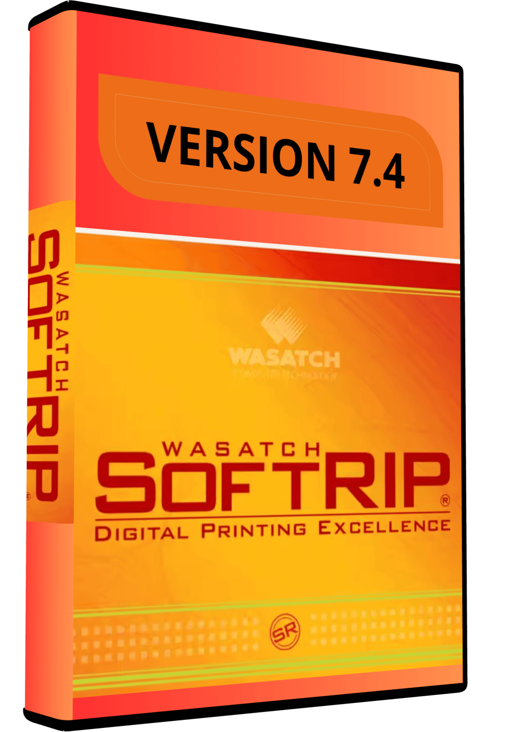 Wasatch SoftRIP 7.4 software box for RIP and color printing control