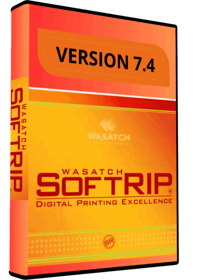 Wasatch SoftRIP 7.4 software box for RIP and color printing control