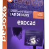 exocad v3.2 DentalCAD software interface for crowns, implants and dentures