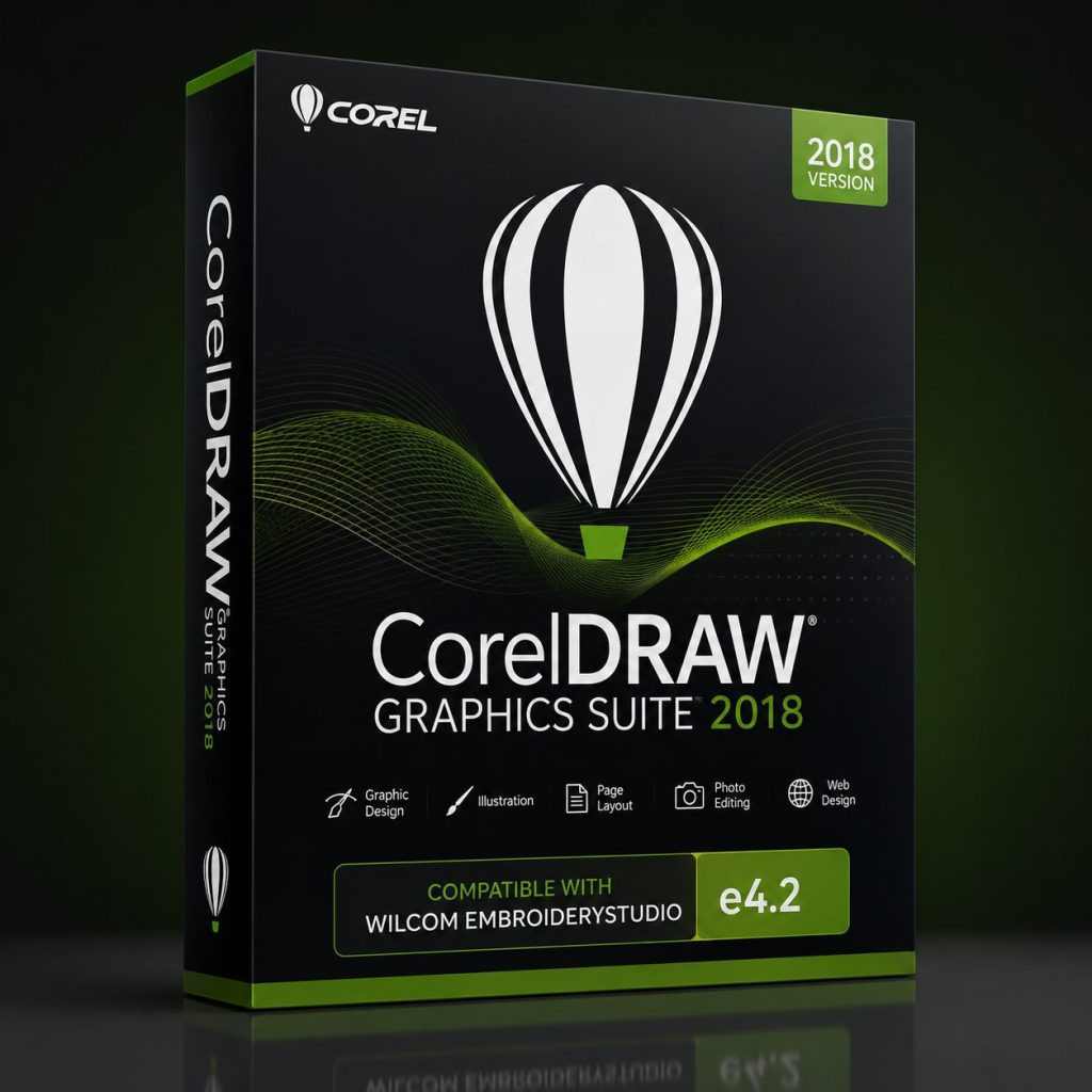 CorelDRAW Graphics Suite 2018 Full Version Lifetime Activation for Wilcom e4.2