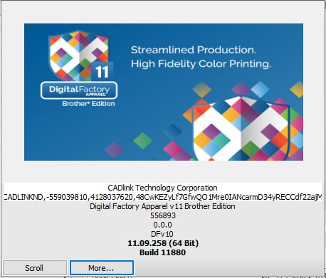 Digital Factory Brother Edition Brother DTG RIP Software Digital Factory Apparel v11 Brother GTX RIP Software Brother GT-3 Software DTG White Ink Software Garment Printing RIP Brother DTG Printing Software